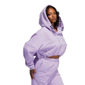 IVY PARK x Adidas Cropped Hooded Shrug - Size M